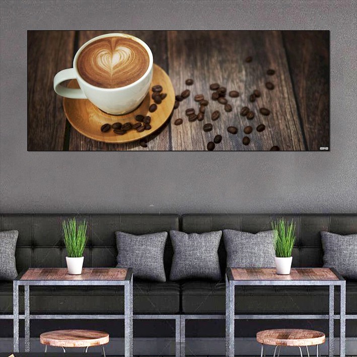 Decal dán tường cà phê - trang trí coffee- nhà hàng