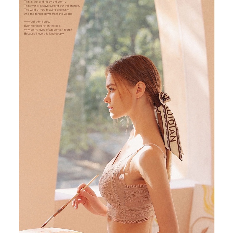 Áo Bra Nữ Ren Mềm Cao Cấp Hở Lưng Dáng U 988