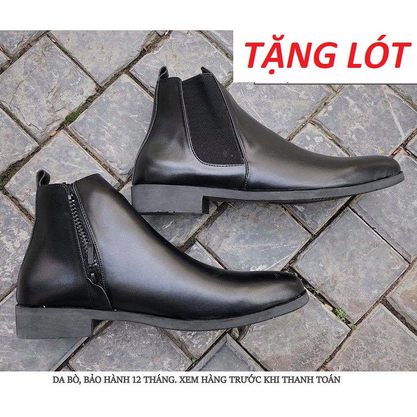 Giày nam Chelsea Boots kiểu dáng đường phố Hot nhất. Tặng phụ kiện