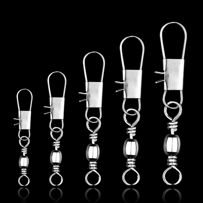 Set 50 Khuyên Nối Câu Cá Bằng Thép Không Gỉ