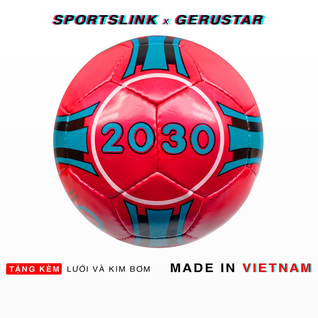 Bóng đá Futsal Gerustar Futsal 2030 Đỏ - Khâu tay