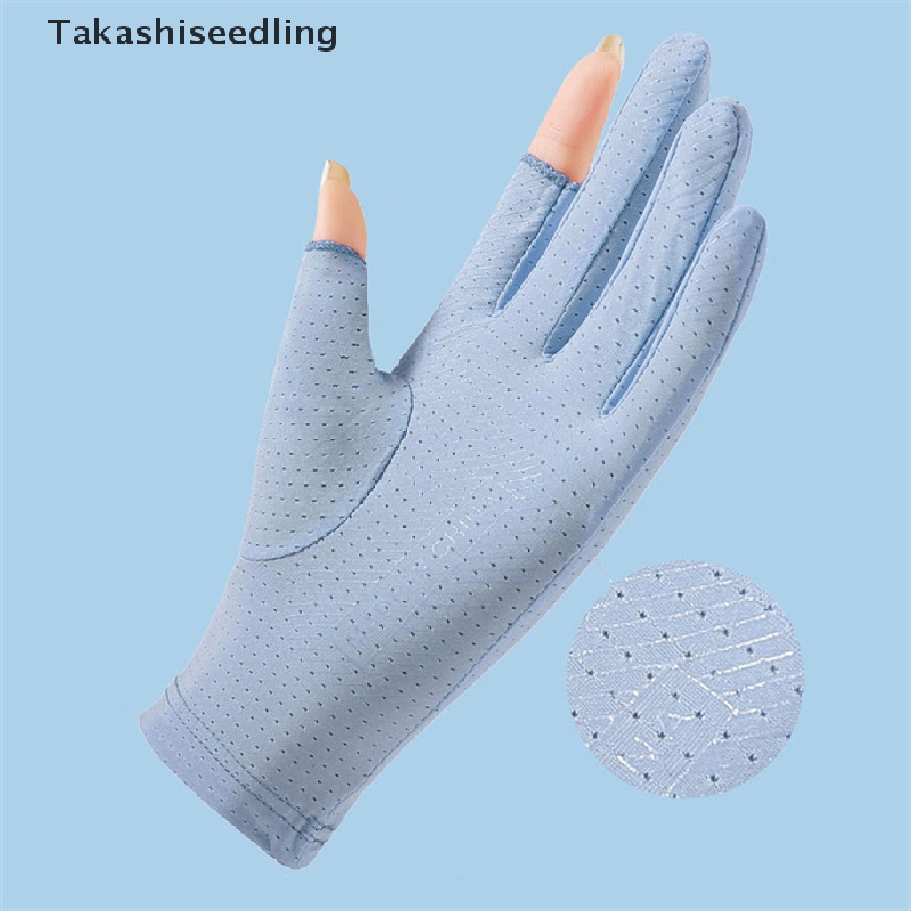 Găng Tay Lái Xe Bằng Lụa Lạnh Mỏng Phối Lưới Thoáng Khí Chống Nắng Thời Trang Mùa Hè Cho Nữ Bán Chạy