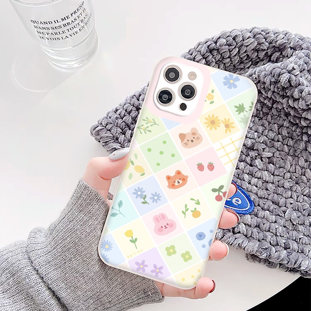 Ốp lưng iphone mềm viền vuông đẹp Hình Thù Độc Lạ cho iPhone 13 12 11 Pro Max 7/7Plus/8/8Plus/X/Xs/Xs Max/11/11pro