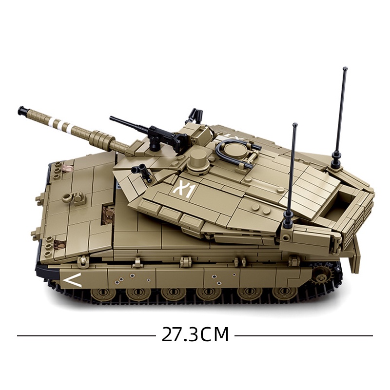Đồ chơi Lắp ráp Xe Tăng MK4 RC, Sluban B1022 Xếp hình thông minh, Mô hình Xe Tăng