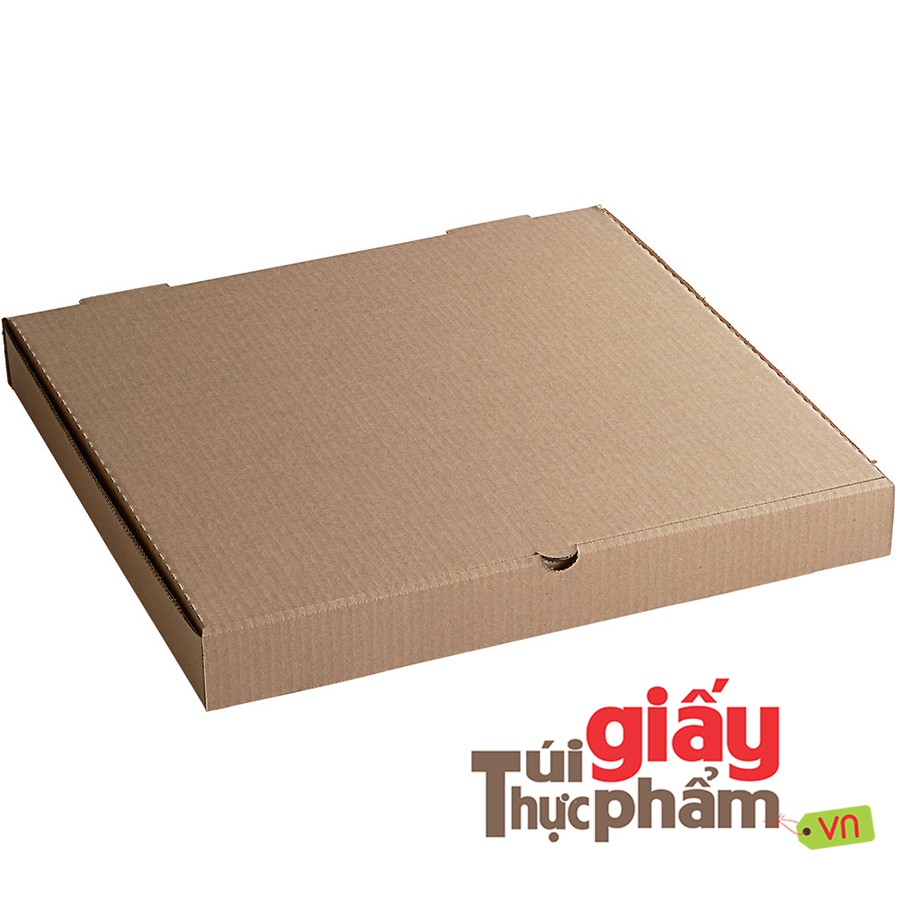 100 Hộp Pizza Kraft Size 17 cm (Ko in)