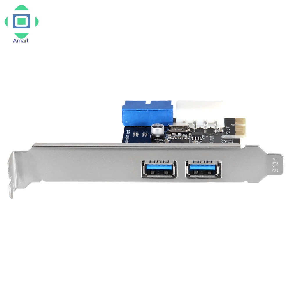 Card mở rộng 2 cổng 5Gbps PCI-E sang USB 3.0 hỗ trợ Win XP / 7/8/10