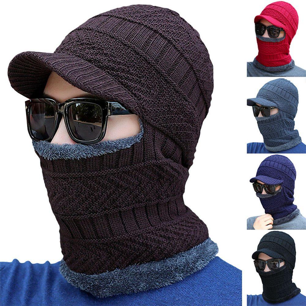 Karen Mũ Dệt Kim Trùm Đầu Giữ Ấm Mùa Đông Cho Nam Nữ