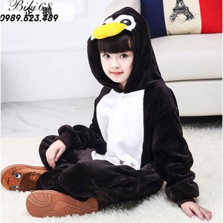 [mã BLUE5 giảm 5k] Bộ Đồ hình thú liền thân lông mịn Pijama dành Cho Người Lớn và Trẻ Em Hoạt Hình Cosplay