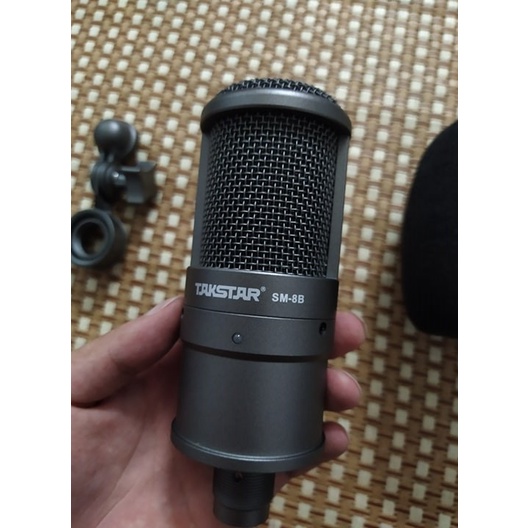 Chọn Bộ Karaoke Thu Âm Mixer F4 Pro + Mic SM8B Đầy Đủ Phụ Kiện Tặng tai nhét bh 1 năm
