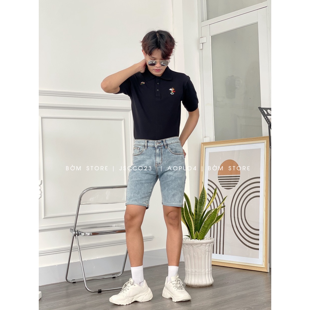 Beacon Denim (Bờm Store) - Áo polo nam thêu hình máy bay