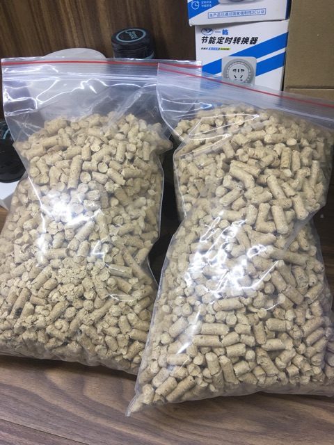 Gỗ nén khử mùi, lót chuồng thú cưng (đóng gói 1kg)