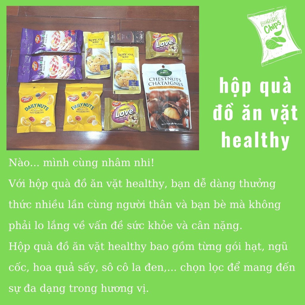 Hộp quà ăn vặt healthy