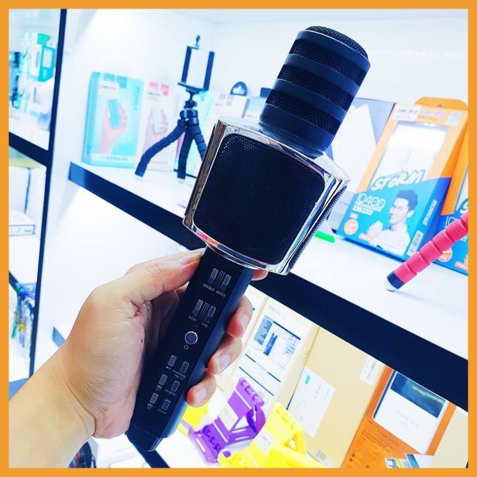 ⚡FREE SHIP⚡ Micro Karaoke SD-17 Mic Hút Nhạc To Bluetooth 3.0b hỗ trợ ghi âm không dây