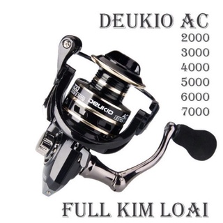 Máy câu cá deukio ac - 2000 đến 7000 - cấu tạo từ thép carbon - chính hãng