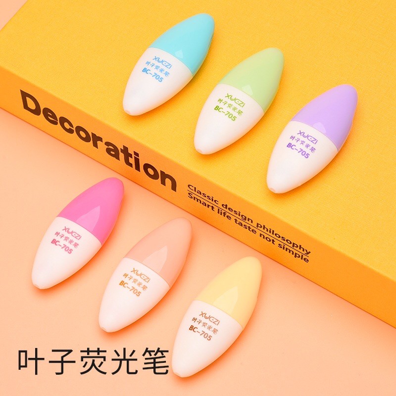 SET 6 BÚT NHỚ DÒNG CUTE/  BÚT HIGHLIGHT mini hình thú đáng yêu