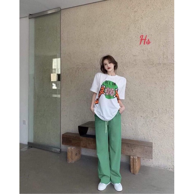 Quần xanh ống xuông HSU1