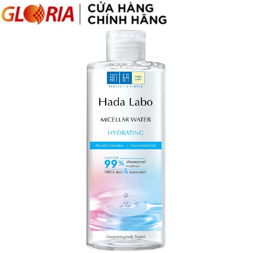 Nước Tẩy Trang Sạch Sâu Dưỡng Ẩm Hada Labo Micellar Water Hydrating 240ml