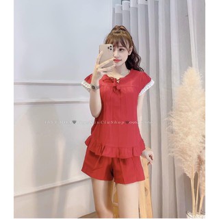Bộ đũi Cộc Viền Bèo Pha Ren