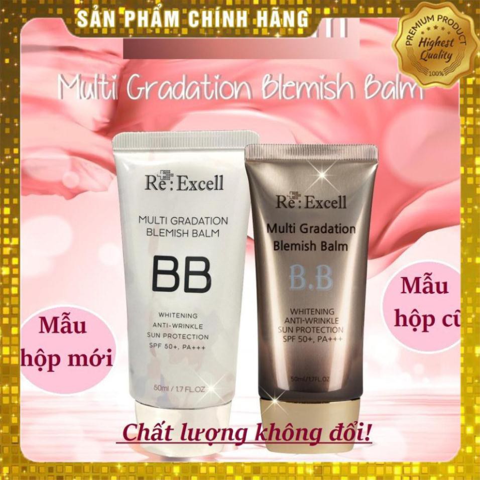 Kem nền, [Hàng Chính Hãng] BB Cream Re:Excell Multi Gradation Blemish Balm Hàn Quốc, kem lót, che khuyết điểm