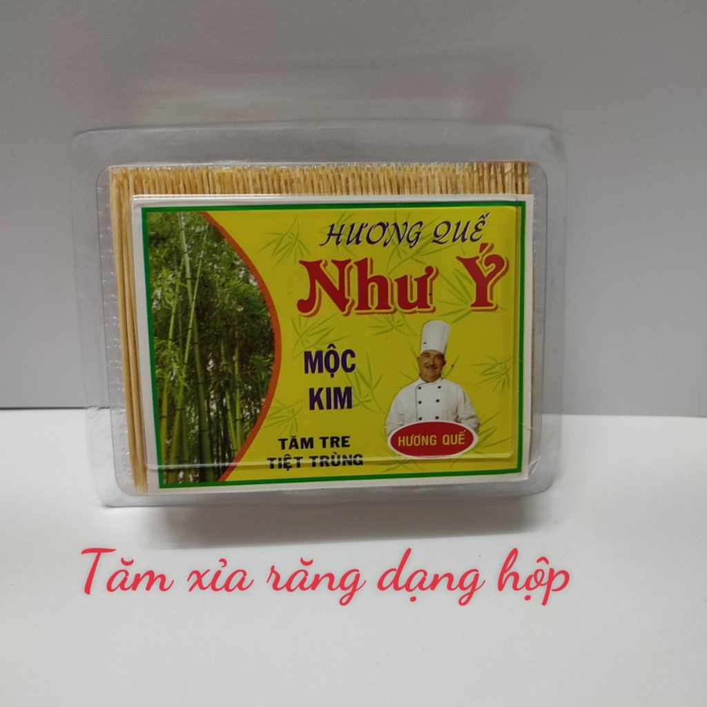 1 hộp tăm xỉa răng đầu nhọn Như Ý