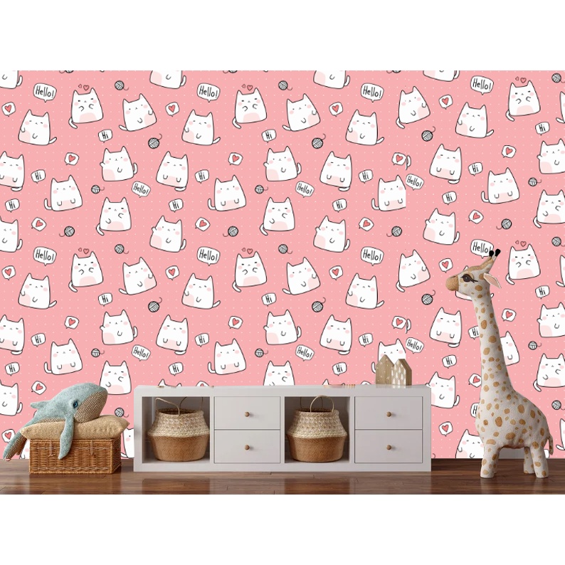 Decal dán phòng ngủ em bé - mẫu dán tường đáng yêu chống thấm - HN Decor