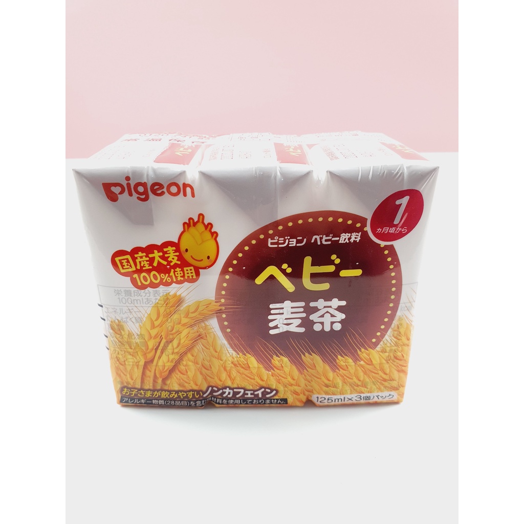 Nước ép trái cây Pigeon cho bé từ 5 tháng lốc 3 hộp Nội địa Nhật