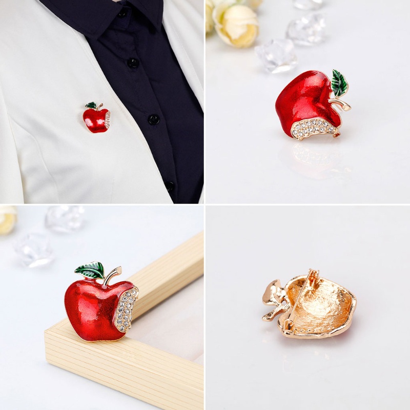 Ghim Cài Áo Bằng Hợp Kim Hình Hoạt Hình Giáng Sinh Cho Apple