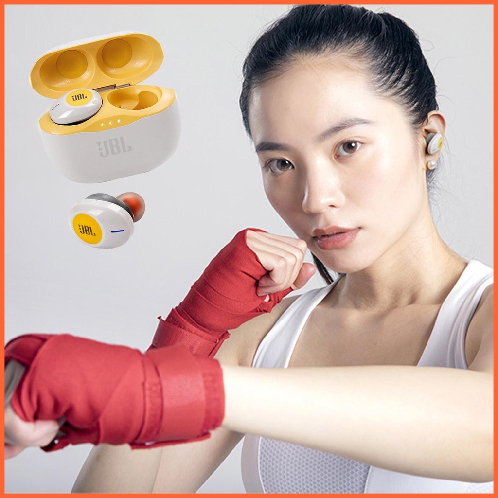 Tai Nghe Nhét Tai Không Dây JBL Tune 120Tws Giảm Tiếng Ồn Kèm Hộp Sạc