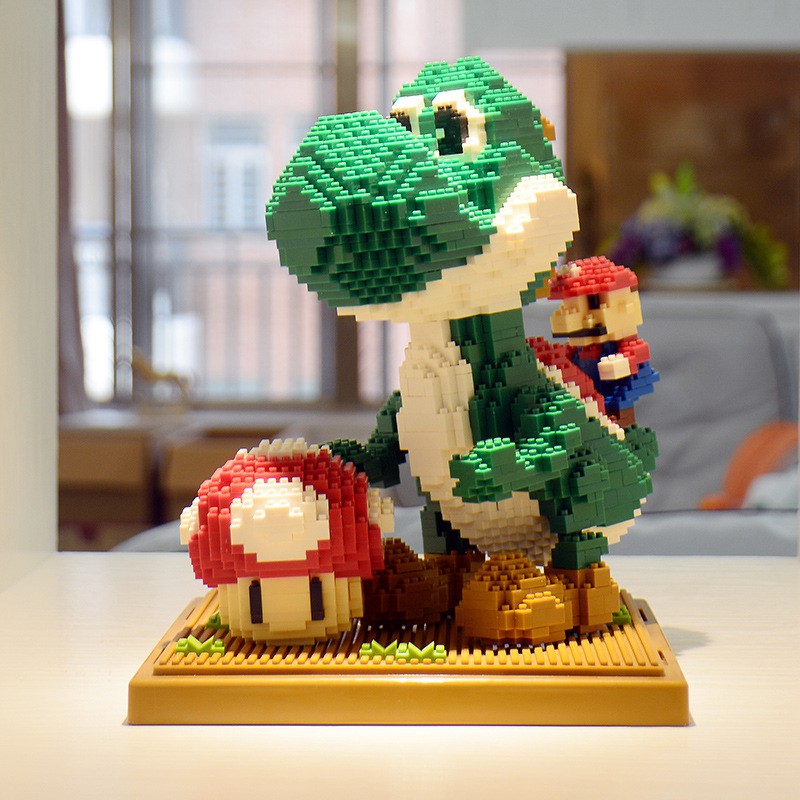 Bộ lắp ghép 3D LNO - Khủng long xanh Yoshi (Mario)