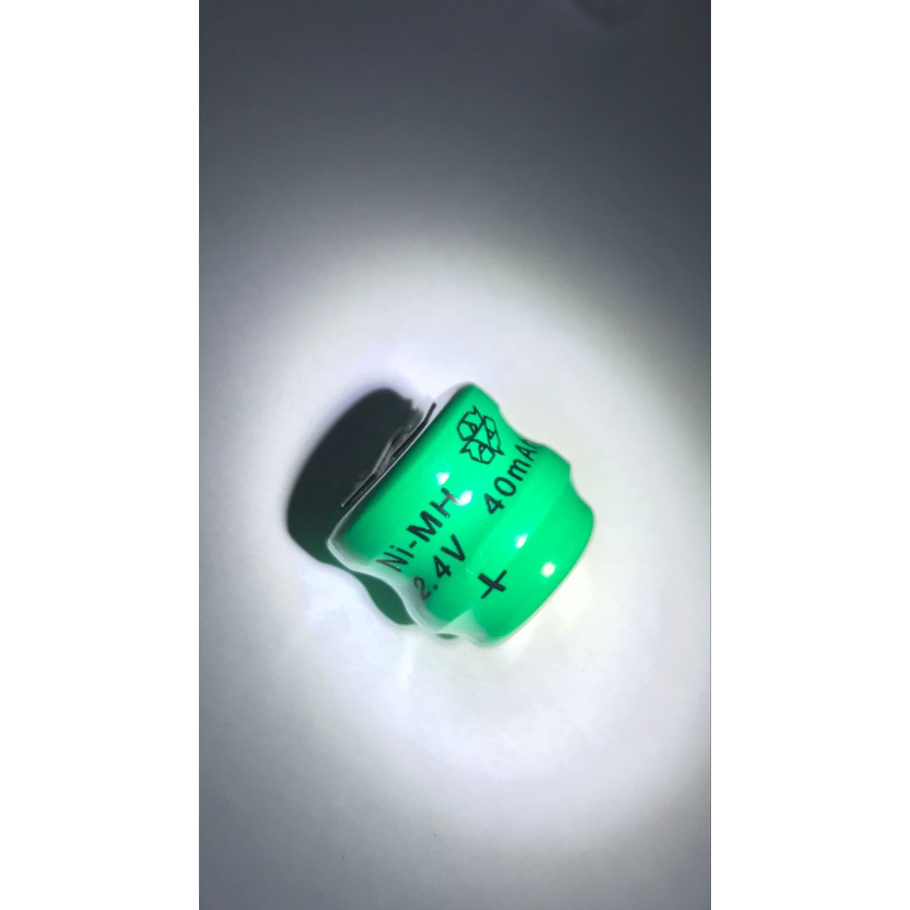 Pin sạc cúc áo hàn chân NI-MH 2.4V 40mAh V40H