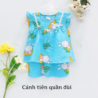 Bộ tole bé gái (cánh tiên quần đùi)