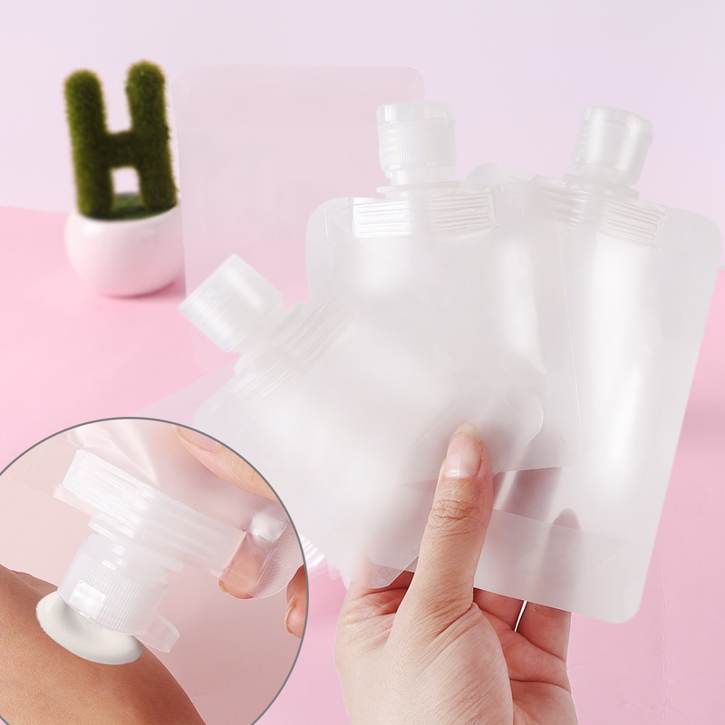 Túi Nhựa Trong Suốt 30ml/50ml/100ml Đựng Mỹ Phẩm Du Lịch