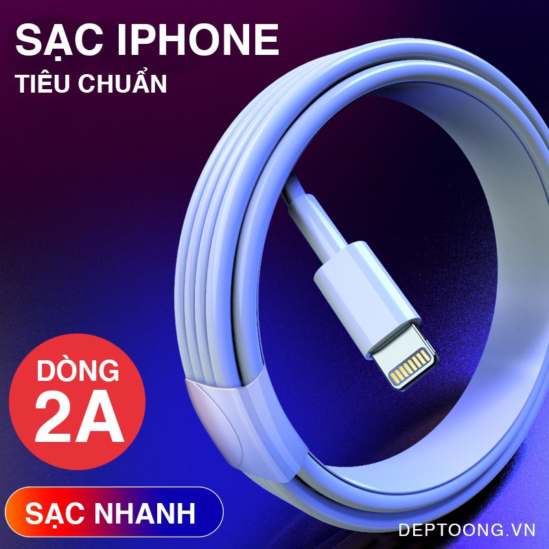 [Mã ELFLASH3 hoàn 10K xu đơn 20K] Cáp Lightning Dành Cho iPhone/iPad - Chính Hãng cáp iphone trần