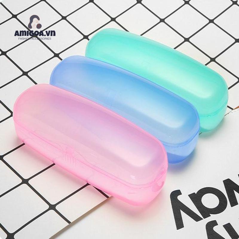 Hộp Đựng Mắt Kính Bằng Nhựa Trong Suốt Siêu Nhẹ Tiện Dụng