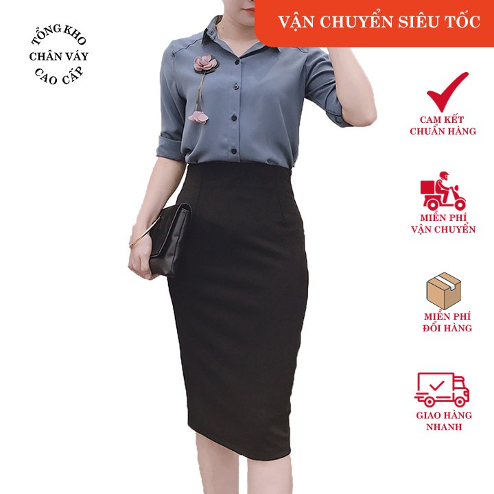 Ảnh Thật - Feedback Chân váy nữ dáng dài bút chì công sở đẹp co giãn 4 chiều Luxury CV186 đầm cao cấp | BigBuy360 - bigbuy360.vn