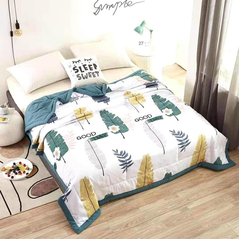 [ THANH LÝ KHO ] Chăn Hè Thu ZAZA HOME COTTON ĐŨI 100% mẫu mới - Hàng nhập khẩu cao cấp