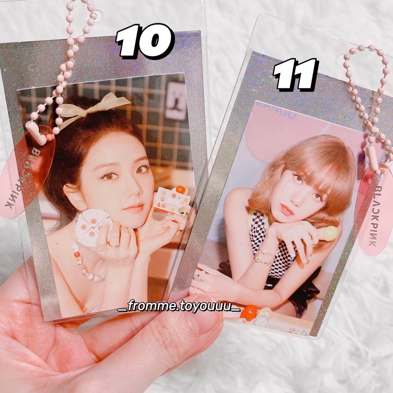 Ảnh photocard Lisa Jisoo Rosie Jennie card BLACKPINK chính hãng