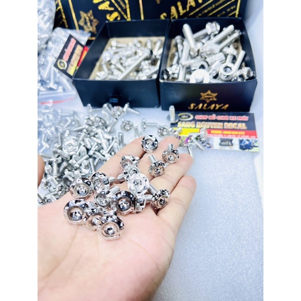 Ốc đĩa bông mai inox salaya 8li20