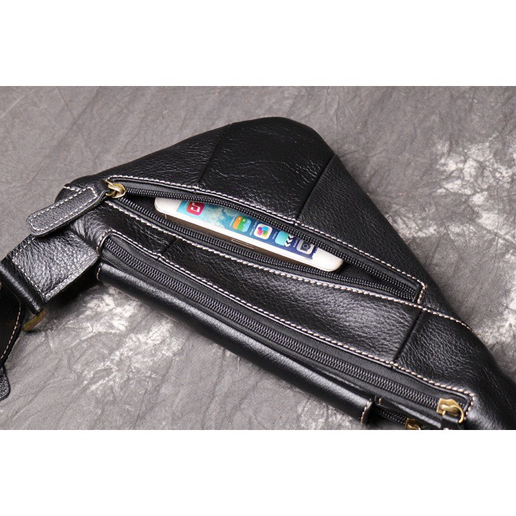 TÚI CHÉO DA THẬT THIẾT KẾ CÁ TÍNH DB51