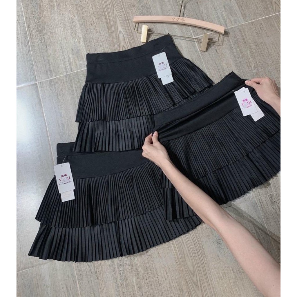 [KÈM QUÀ TẶNG] Chân váy xếp ly 2 tầng cực xinh chất đẹp loại 1 Zulyshop | BigBuy360 - bigbuy360.vn