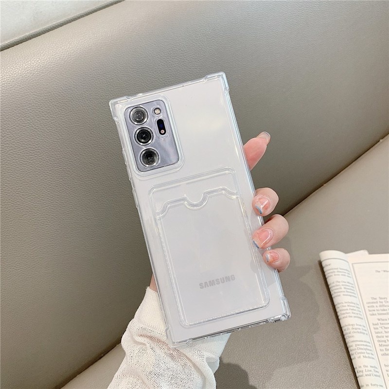 Ốp Điện Thoại Silicon Trong Suốt Chống Sốc Cho Samsung Galaxy Note 20 Ultra Note 10 10+ A72 A52 A42 A12 M12 M42