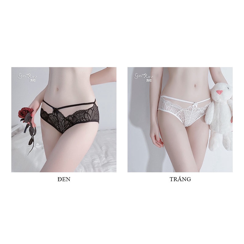 Quần lót nữ ren xuyên thấu quyến rũ cao cấp mềm mại gợi cảm LAVENUSA QL39