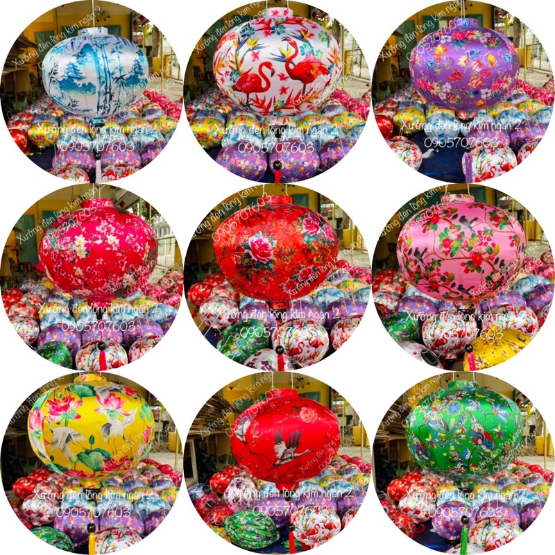 Đèn lồng phi 3d chuyên trang trí nhà cửa chùa miếu nhà hàng