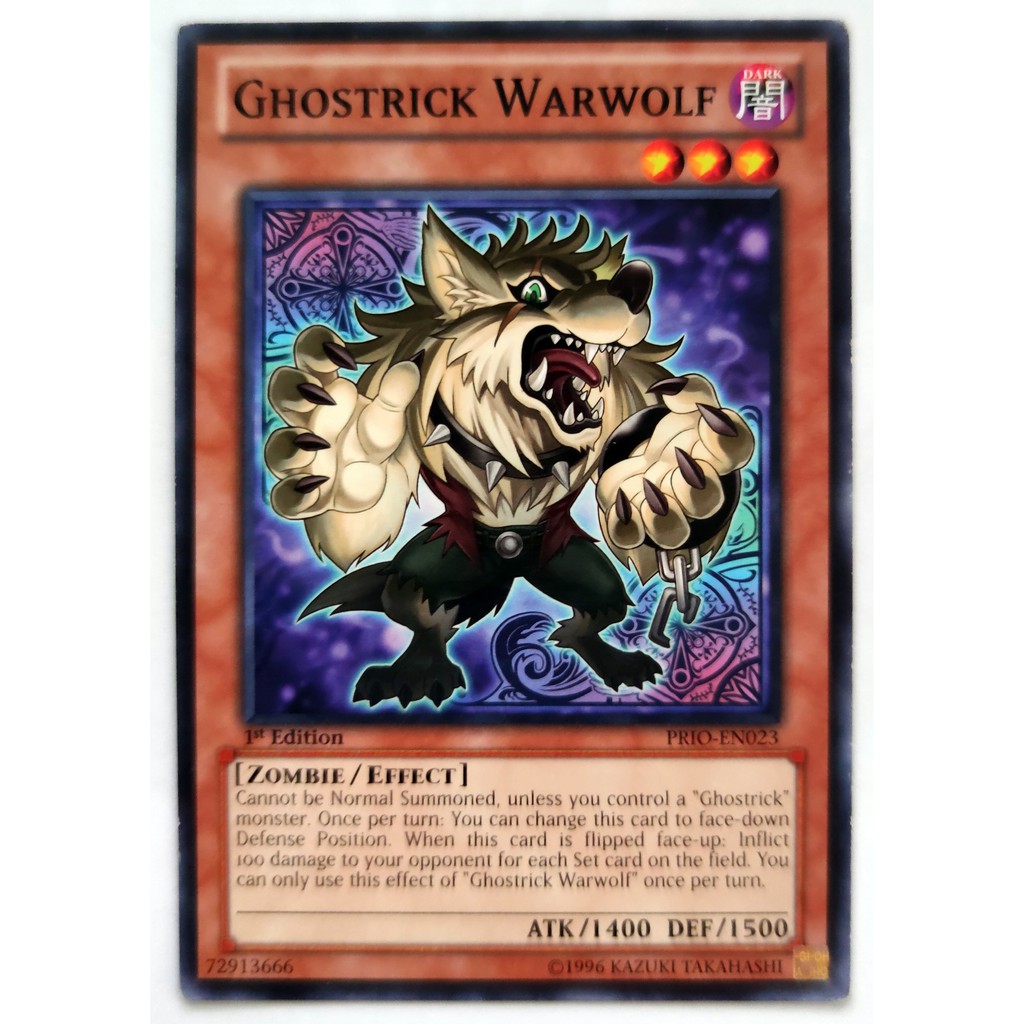 [Thẻ Yugioh] Ghostrick Warwolf |EN| Common