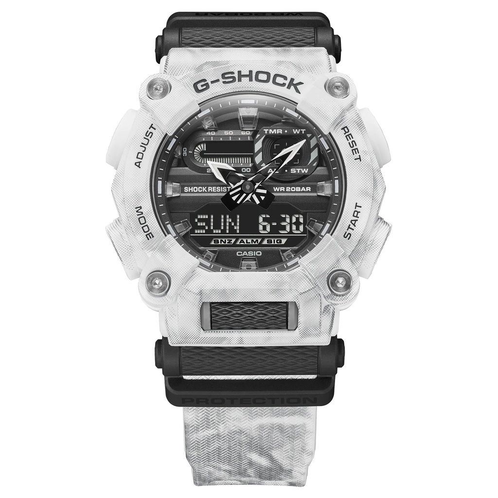 Đồng Hồ Casio Nam Dây Nhựa GSHOCK GA-900GC-7ADR Chính Hãng