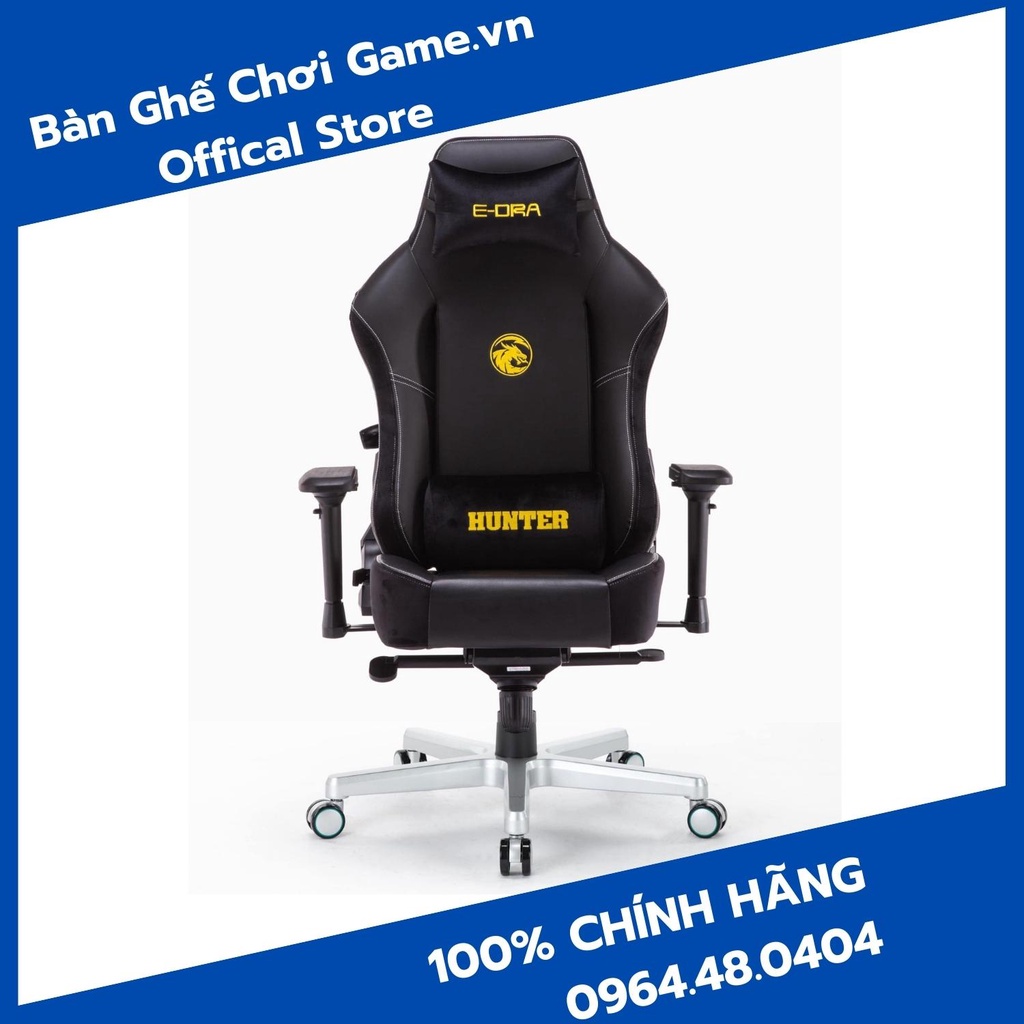 Ghế chơi game cao cấp E-Dra Hunter EGC206 - Màu đen (Hàng Chính Hãng)