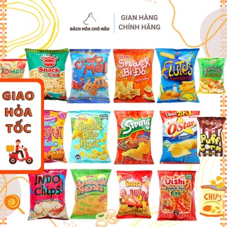 Siêu Rẻ SNACK Ăn Vặt Tổng Hợp Đủ Hiệu Đủ Vị O'Star OISHI SWING JoJo Gà Nướng vv [Date Mới]