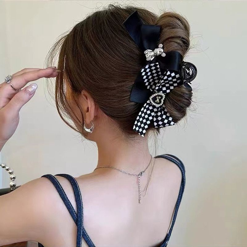 Kẹp Tóc Nơ Lớn Thời Trang Mùa Thu Cao Cấp Cho Nữ