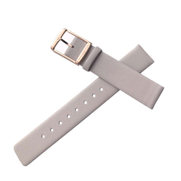 Dây Đeo Đồng Hồ CK K2G231/2G236 Màu Be Bằng Da Thông Dụng 16mm Cho Nữ