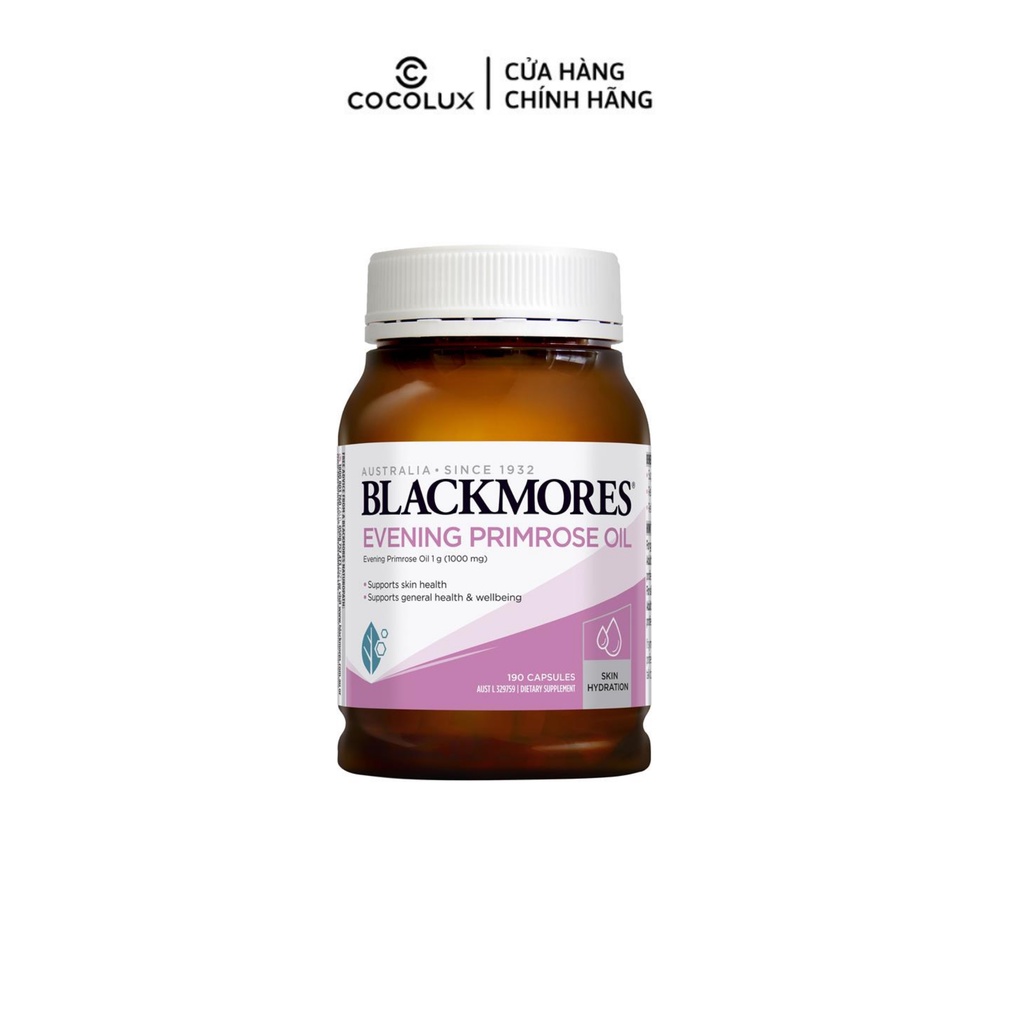 Viên Uống BLACKMORES Tinh Dầu Hoa Anh Thảo Lọ 190 viên Cocolux